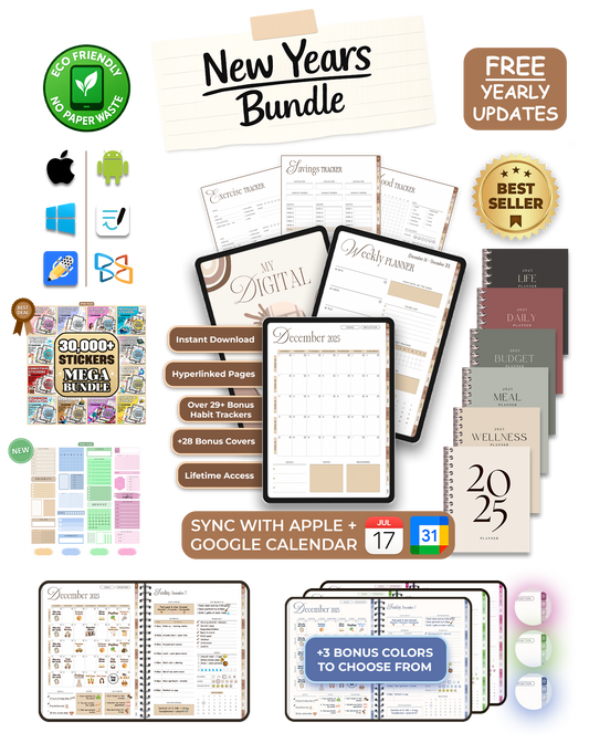 Plannify It - New Years Special Planner Bundle